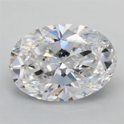 2.59ct D VVS2 Rare Carat Ideal Cut Oval Lab Grown Diamond
