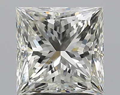 2.20ct K SI1 Excellent Cut Princess Diamond