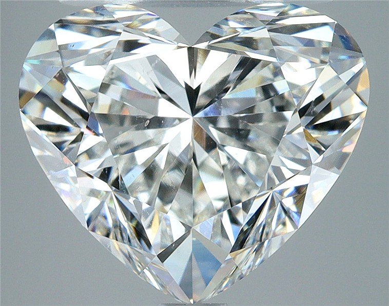 2.81ct I SI1 Rare Carat Ideal Cut Heart Diamond