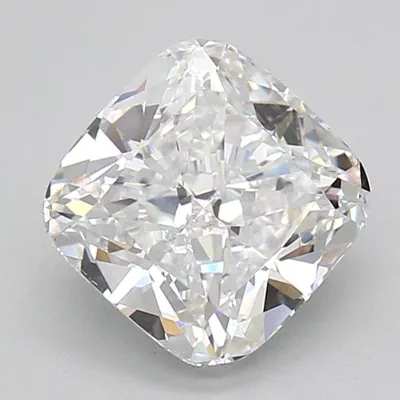 2.60ct D VVS1 Rare Carat Ideal Cut Cushion Lab Grown Diamond