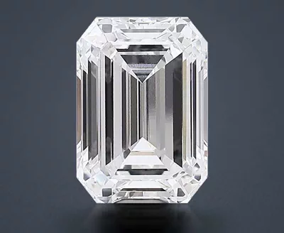 14.55ct F VVS2 Rare Carat Ideal Cut Emerald Lab Grown Diamond