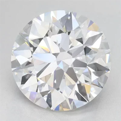 2.57ct D VVS1 Rare Carat Ideal Cut Round Lab Grown Diamond