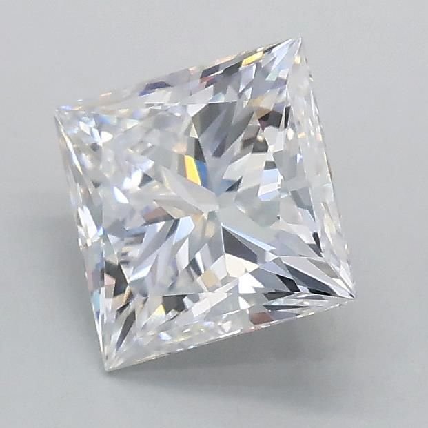 0.93ct D VVS2 Rare Carat Ideal Cut Princess Lab Grown Diamond