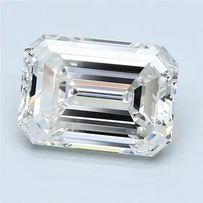 4.10ct G VS1 Rare Carat Ideal Cut Emerald Diamond