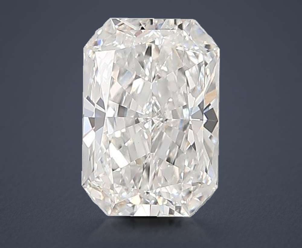 4.01ct F VS1 Rare Carat Ideal Cut Radiant Lab Grown Diamond