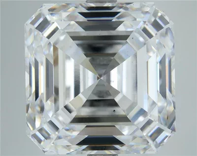 7.03ct E VS2 Rare Carat Ideal Cut Asscher Lab Grown Diamond