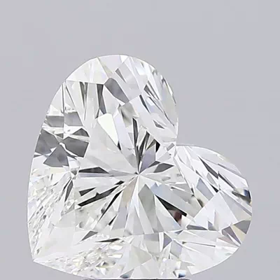 5.08ct G VVS2 Rare Carat Ideal Cut Heart Lab Grown Diamond