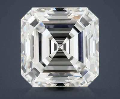 5.10ct F VS1 Rare Carat Ideal Cut Asscher Lab Grown Diamond