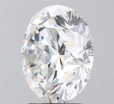 4.13ct F VVS2 Rare Carat Ideal Cut Round Diamond