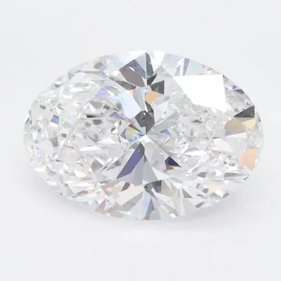 3.03ct D VVS1 Rare Carat Ideal Cut Oval Lab Grown Diamond