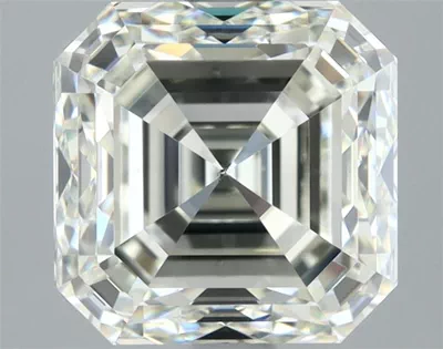 3.02ct I VS2 Very Good Cut Asscher Diamond