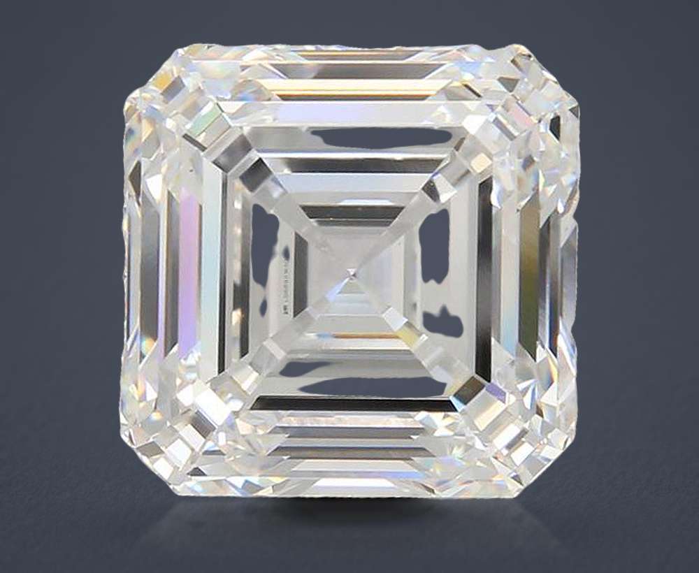 11.14ct E VVS2 Rare Carat Ideal Cut Asscher Lab Grown Diamond