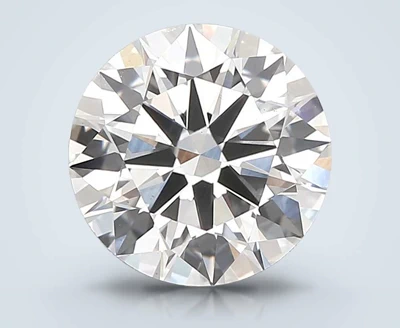3.04ct D VS1 Rare Carat Ideal Cut Round Lab Grown Diamond
