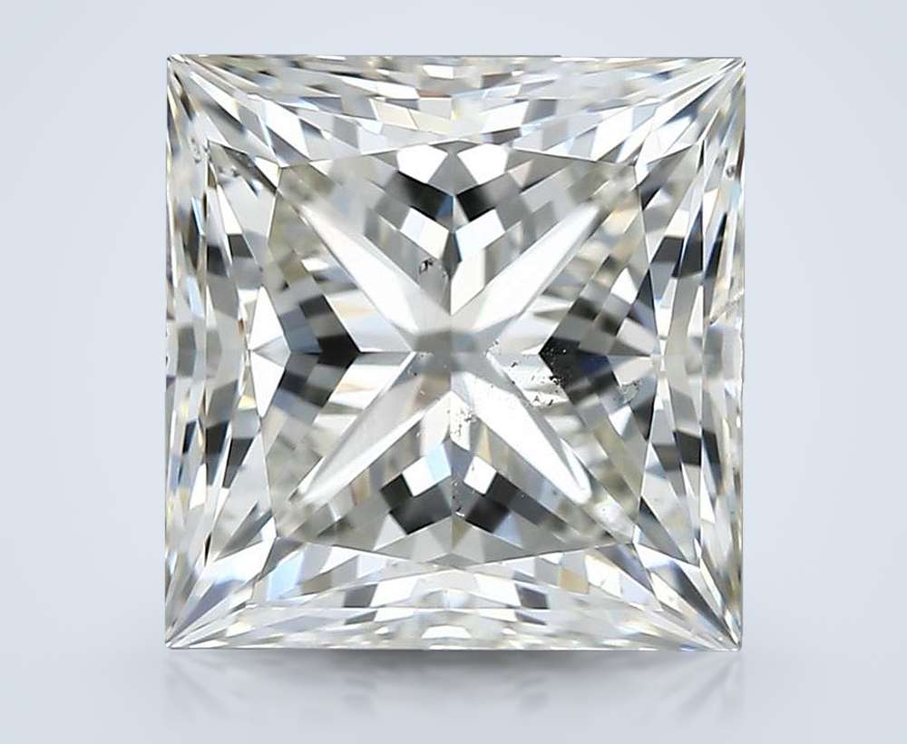 2.52ct K SI2 Rare Carat Ideal Cut Princess Diamond