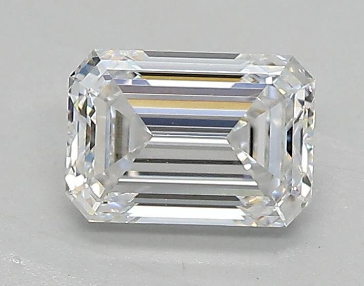0.88ct D VVS1 Good Cut Emerald Lab Grown Diamond