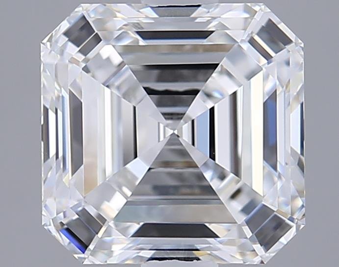2.08ct E VVS1 Very Good Cut Asscher Lab Grown Diamond