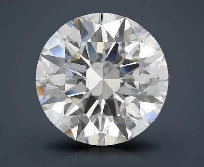 10.07ct H VVS2 Rare Carat Ideal Cut Round Diamond