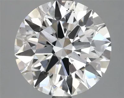 3.68ct F SI1 Rare Carat Ideal Cut Round Lab Grown Diamond