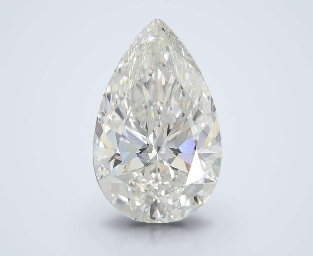 10.07ct G VVS2 Rare Carat Ideal Cut Pear Lab Grown Diamond