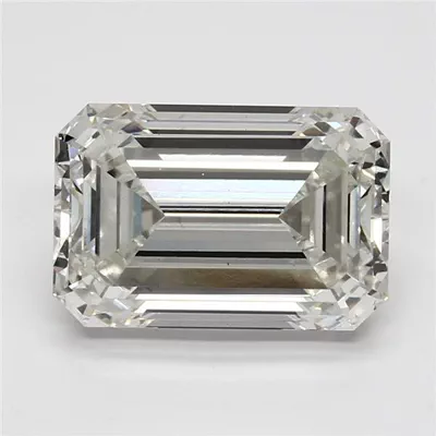 5.49ct H VS1 Excellent Cut Emerald Lab Grown Diamond
