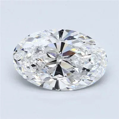 3.73ct D SI1 Rare Carat Ideal Cut Oval Diamond
