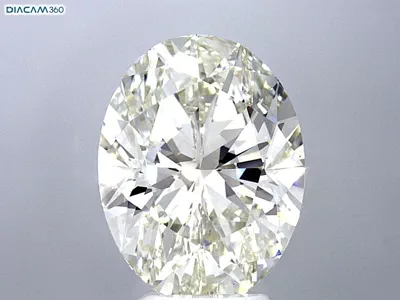 6.02ct J VS2 Very Good Cut Oval Diamond