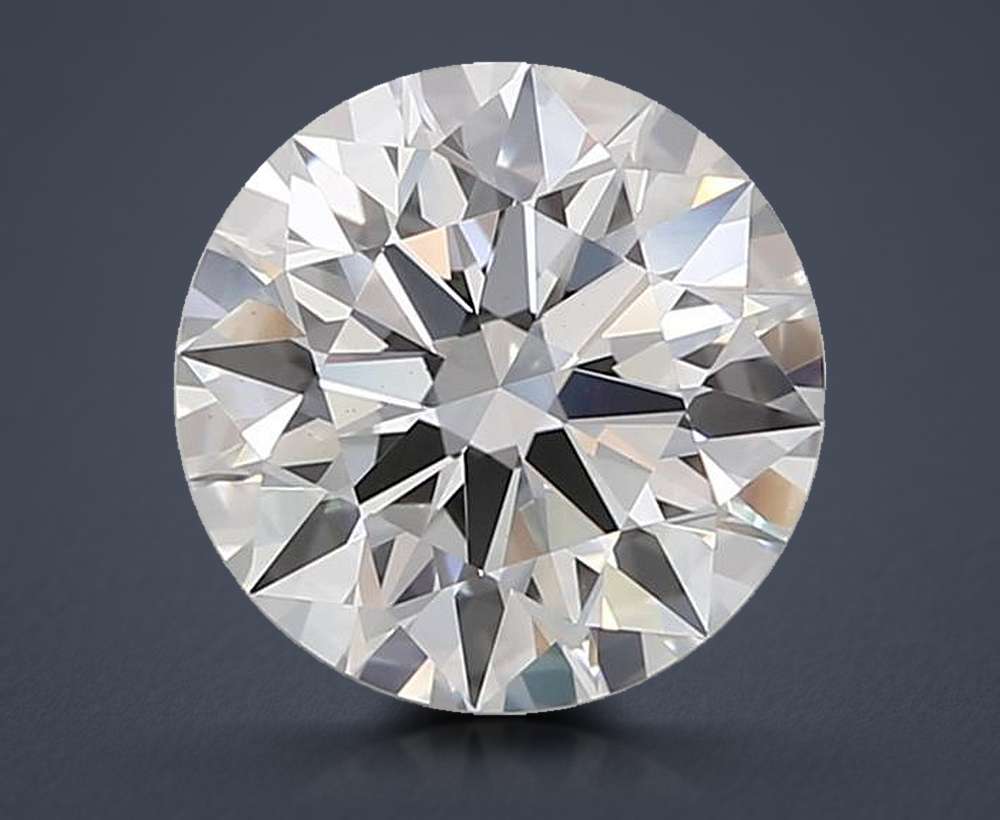 3.02ct E VS1 Rare Carat Ideal Cut Round Lab Grown Diamond