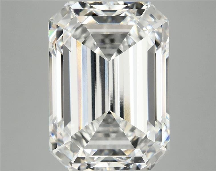 12.07ct E VVS2 Rare Carat Ideal Cut Emerald Lab Grown Diamond