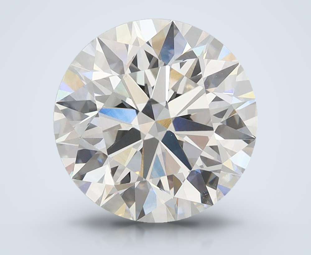 3.01ct F VVS2 Excellent Cut Round Lab Grown Diamond