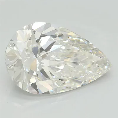 2.37ct F VS1 Rare Carat Ideal Cut Pear Lab Grown Diamond