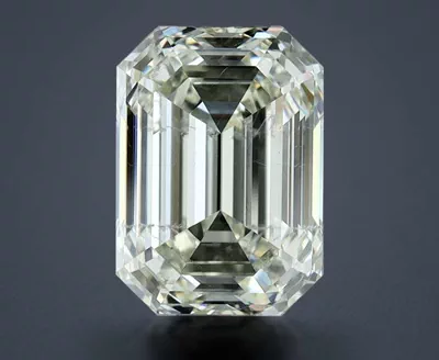2.51ct J SI1 Rare Carat Ideal Cut Emerald Diamond