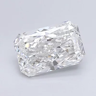 1.58ct E VVS2 Rare Carat Ideal Cut Radiant Lab Grown Diamond