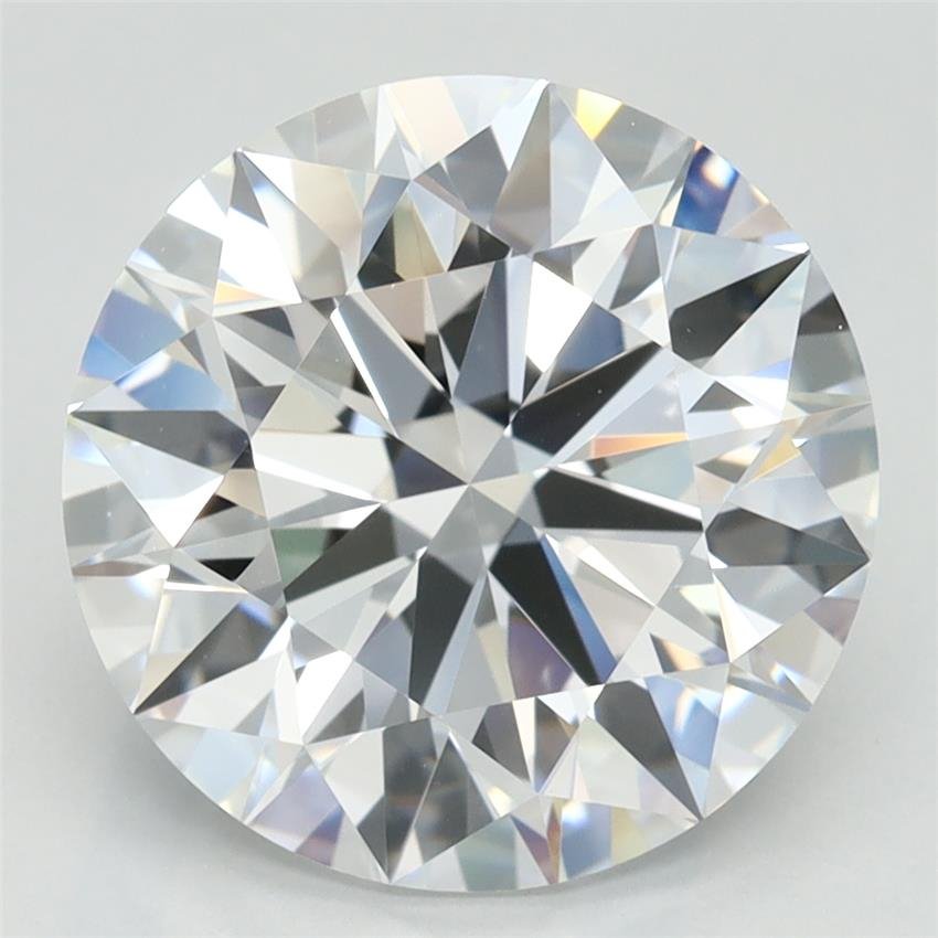 4.04ct D FL Rare Carat Ideal Cut Round Lab Grown Diamond