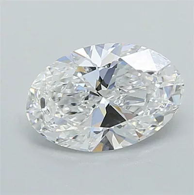 0.79ct D VVS2 Very Good Cut Oval Lab Grown Diamond