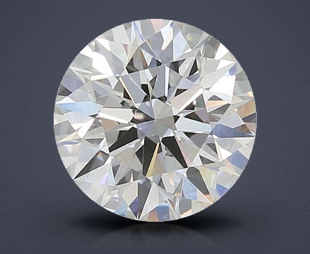 2.04ct F VS1 Rare Carat Ideal Cut Round Lab Grown Diamond