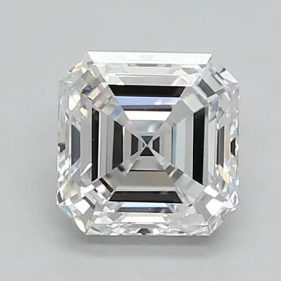 0.92ct D VS1 Rare Carat Ideal Cut Asscher Lab Grown Diamond