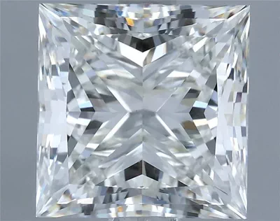 2.71ct H VS1 Rare Carat Ideal Cut Princess Diamond
