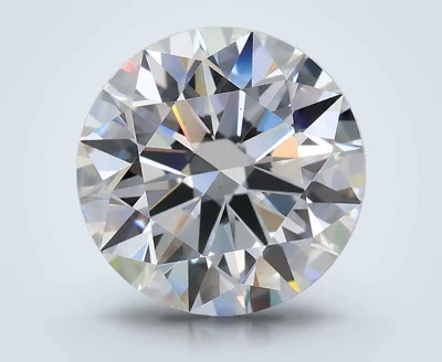 3.09ct E VS1 Rare Carat Ideal Cut Round Lab Grown Diamond