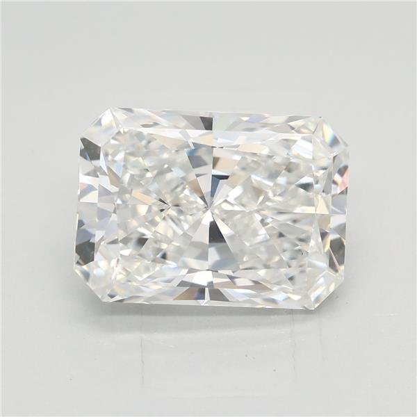 3.03ct E VVS2 Rare Carat Ideal Cut Radiant Lab Grown Diamond