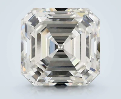 3.04ct F VS1 Rare Carat Ideal Cut Asscher Lab Grown Diamond