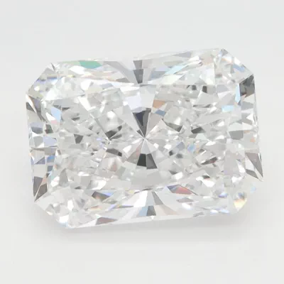 3.43ct E VS1 Rare Carat Ideal Cut Radiant Lab Grown Diamond