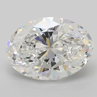 2.52ct E VVS2 Rare Carat Ideal Cut Oval Lab Grown Diamond
