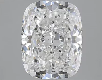 4.01ct F SI2 Rare Carat Ideal Cut Cushion Diamond