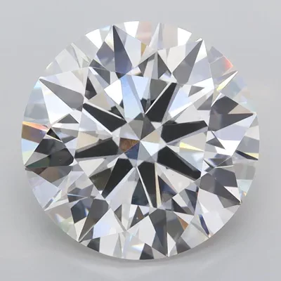 5.05ct E VVS2 Rare Carat Ideal Cut Round Lab Grown Diamond