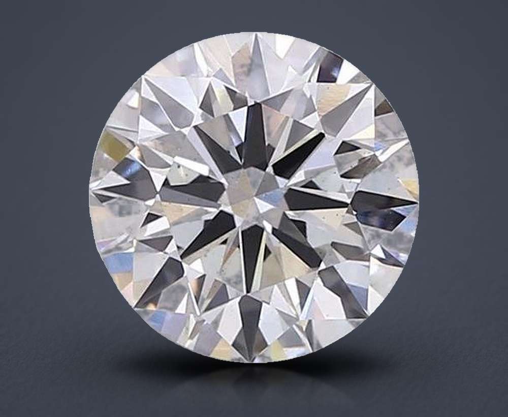 3.07ct F VS2 Rare Carat Ideal Cut Round Lab Grown Diamond
