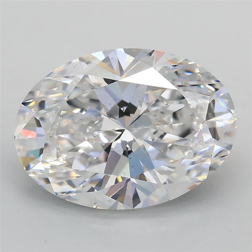 3.51ct D VS2 Rare Carat Ideal Cut Oval Lab Grown Diamond