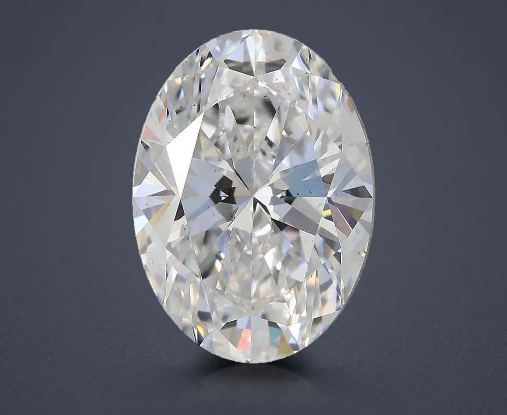 3.51ct D VS2 Rare Carat Ideal Cut Oval Lab Grown Diamond