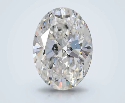 3.51ct D VS2 Rare Carat Ideal Cut Oval Lab Grown Diamond