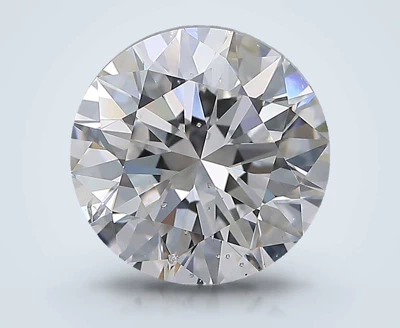 4.00ct E SI2 Rare Carat Ideal Cut Round Diamond