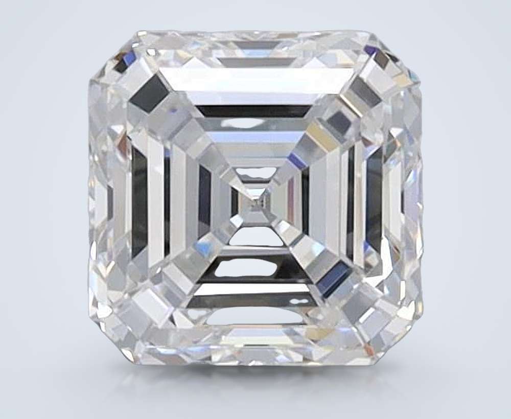 1.02ct D FL Rare Carat Ideal Cut Asscher Lab Grown Diamond